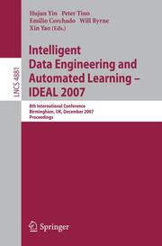 Intelligent Data Engineering and Automated Learning - IDEAL 2007 - Cover