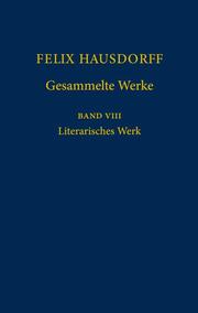 Felix Hausdorff - Gesammelte Werke Band 8