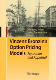 Vinzenz Bronzin's Option Pricing Models - Cover