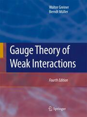 Gauge Theory of Weak Interactions - Cover
