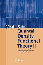 Quantal Density Functional Theory II - Cover