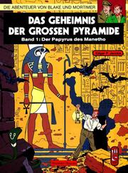 Blake und Mortimer 1: Das Geheimnis der großen Pyramide - Cover