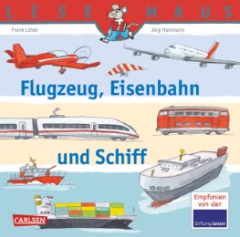 Flugzeug, Eisenbahn und Schiff