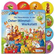 Die Hasenkinder in der Oster-Wimmel-Werkstatt - Cover