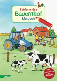 Entdecke den Bauernhof Malbuch - Cover