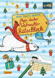Nikki Buchs goldener - Mein dicker Weihnachts-Rätselblock ab 8 Jahren