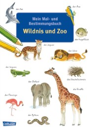 Mein Mal- und Bestimmungsbuch - Wildnis und Zoo - Cover