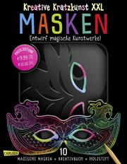 Kreative Kratzkunst XXL - Masken - Cover