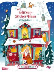 Mein Glitzer-Sticker-Haus: Weihnachten - Cover