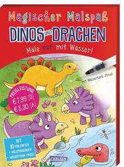 Magischer Malspaß: Dinos und Drachen - Cover