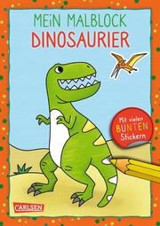 Mein Malblock: Dinosaurier - Cover