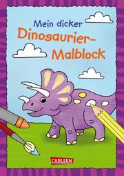 Mein dicker Dinosaurier-Malblock - Cover