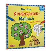 Das dicke Kindergarten-Malbuch: Auf der Wiese - Abbildung 1