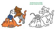 Das dicke Kindergarten-Malbuch: Tierkinder - Abbildung 1