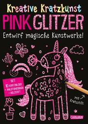 Kreative Kratzkunst: Pink Glitzer - Cover