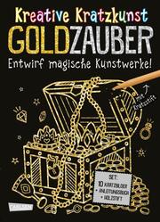 Kreative Kratzkunst: Goldzauber - Cover