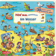 Hör mal (Soundbuch): Wimmelbuch: Am Wasser - Cover