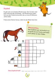 Frag doch mal ... die Maus: Mein Rätselblock mit der Maus – Pferde und Ponys - Abbildung 1