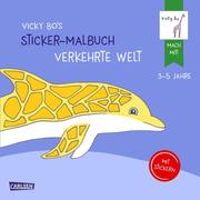 Vicky Bo's Sticker-Malbuch Verkehrte Welt