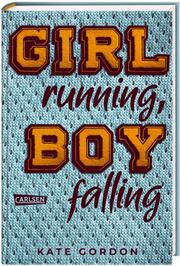 Girl running, Boy falling - Cover