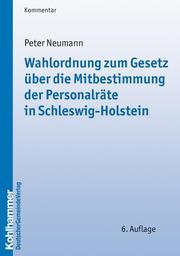 Wahlordnung zum Gesetz über die Mitbestimmung der Personalräte in Schleswig-Holstein