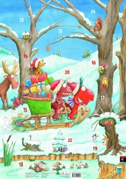 Der kleine Drache Kokosnuss - Auf dem Weihnachtsmarkt - Illustrationen 1