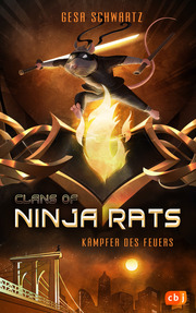 Clans of Ninja Rats – Kämpfer des Feuers - Cover