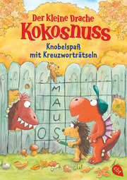 Der kleine Drache Kokosnuss - Knobelspaß mit Kreuzworträtseln - Cover