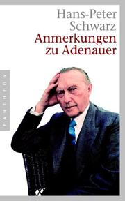 Anmerkungen zu Adenauer