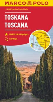 MARCO POLO Regionalkarte Italien 07 Toskana 1:200.000 - Cover