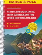 MARCO POLO Reiseatlas Österreich, Liechtenstein, Südtirol 1:200.000 - Cover