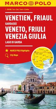 MARCO POLO Regionalkarte Italien 04 Venetien, Friaul, Gardasee 1:200.000 - Cover
