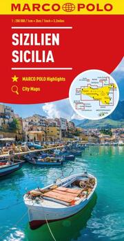 MARCO POLO Regionalkarte Italien 14 Sizilien 1:200.000 - Cover