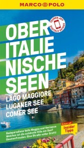 MARCO POLO Reiseführer E-Book Oberitalienische Seen, Lago Maggiore, Luganer See, Comer See - Cover