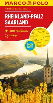 MARCO POLO Regionalkarte Deutschland 10 Rheinland-Pfalz, Saarland 1:200.000 - Cover