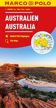 MARCO POLO Kontinentalkarte Australien 1:4 Mio. - Cover