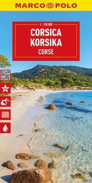 MARCO POLO Reisekarte Korsika 1:150.000