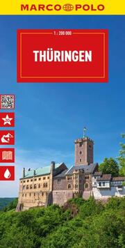 MARCO POLO Reisekarte Deutschland 07 Thüringen 1:200.000 - Cover