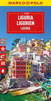 MARCO POLO Reisekarte Italien 05 Ligurien 1:150.000 - Cover