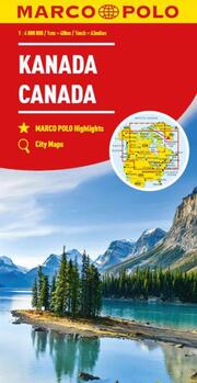 MARCO POLO Kontinentalkarte Kanada 1:4 Mio. - Cover