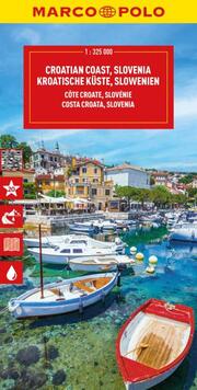 MARCO POLO Reisekarte Kroatische Küste, Slowenien 1:325.000 - Cover