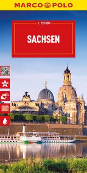 MARCO POLO Reisekarte Deutschland 09 Sachsen 1:225.000 - Cover