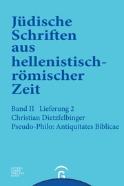 Pseudo-Philo: Antiquitates Biblicae (Liber Antiquitatum Biblicarum) - Cover