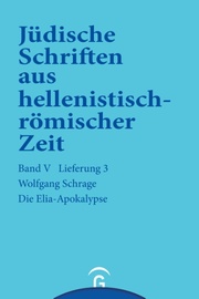 Jüdische Schriften aus hellenistisch-römischer Zeit, Bd 5: Apokalypsen / Die Elia-Apokalypse - Cover