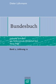 Jüdische Schriften aus hellenistisch-römischer Zeit - Neue Folge... / Bundesbuch