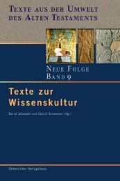 Texte zur Wissenskultur - Cover