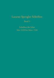 Lazarus Spengler Schriften 3