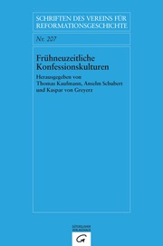 Frühneuzeitliche Konfessionskulturen - Cover