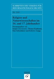 Religion und Naturwissenschaften im 16. und 17. Jahrhundert - Cover