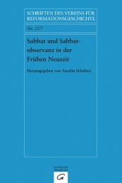 Sabbat und Sabbatobservanz in der Frühen Neuzeit - Cover